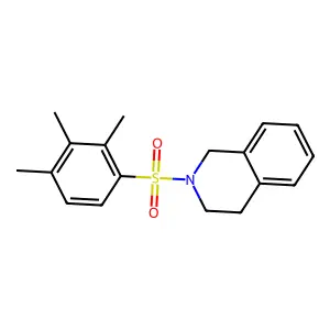 2-[(2,3,4-Trimethylphenyl)sulfonyl]-1,2,3,4-tetrahydroisoquinoline structure
