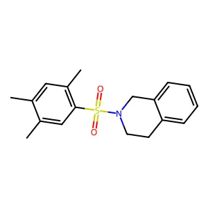 2-[(2,4,5-Trimethylphenyl)sulfonyl]-1,2,3,4-tetrahydroisoquinoline structure
