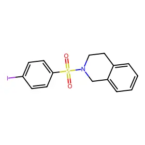 2-[(4-Iodophenyl)sulfonyl]-1,2,3,4-tetrahydroisoquinoline structure