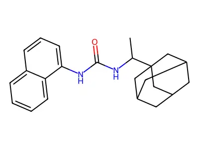 1-[1-(1-Adamantyl)ethyl]-3-naphthalen-1-ylurea structure