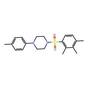 1-(4-Methylphenyl)-4-(2,3,4-trimethylbenzenesulfonyl)piperazine structure