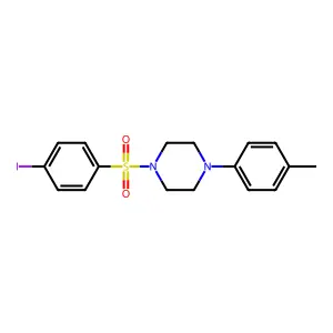 1-(4-Iodobenzenesulfonyl)-4-(4-methylphenyl)piperazine structure
