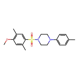 1-[(4-Methoxy-2,5-dimethylphenyl)sulfonyl]-4-(4-methylphenyl)piperazine structure