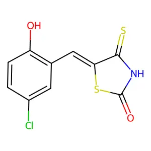 5-(5-Chloro-2-hydroxybenzylidene)-4-thioxo-1,3-thiazolidin-2-one structure