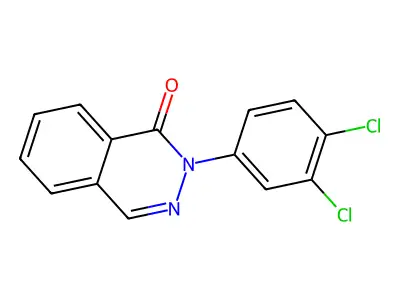 2-(3,4-dichlorophenyl)phthalazin-1(2H)-one structure