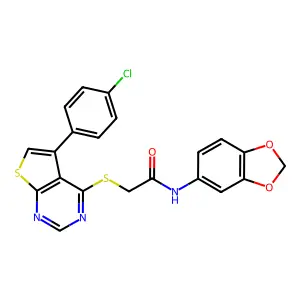 C21H14ClN3O3S2 structure