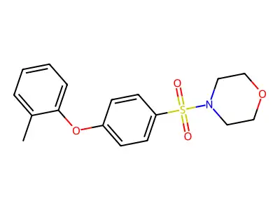4-((4-(o-Tolyloxy)phenyl)sulfonyl)morpholine structure
