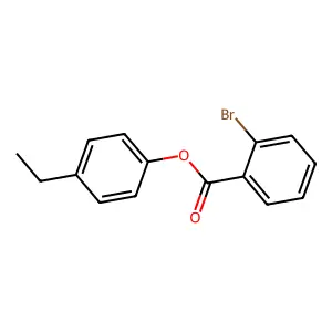 4-Ethylphenyl 2-bromobenzoate structure