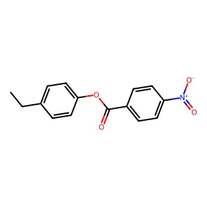 4-Ethylphenyl 4-nitrobenzoate structure