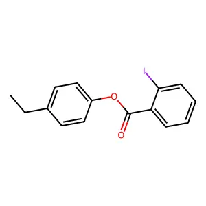 4-Ethylphenyl 2-iodobenzoate structure