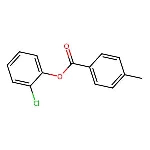 2-Chlorophenyl 4-methylbenzoate structure
