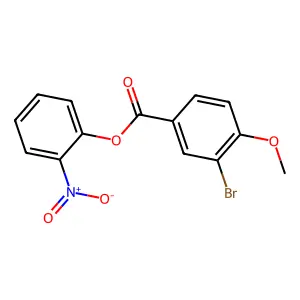 2-Nitrophenyl 3-bromo-4-methoxybenzoate structure