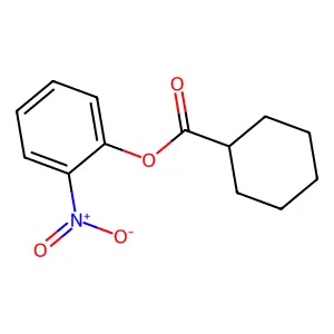 2-Nitrophenyl cyclohexanecarboxylate structure