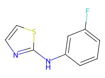 2-(3-Fluorophenylamino)thiazole structure