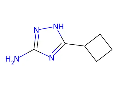 5-cyclobutyl-1H-1,2,4-triazol-3-amine structure