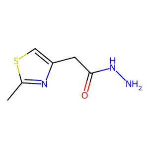 2-(2-Methyl-1,3-thiazol-4-yl)acetohydrazide structure