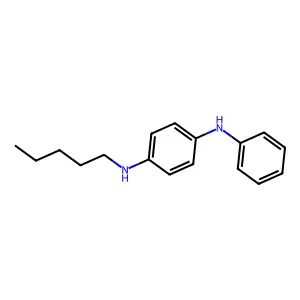 N-戊基-N'-苯基-1,4-苯二胺 structure