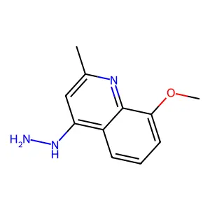 4-Hydrazino-8-methoxy-2-methylquinoline structure