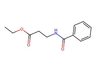 Ethyl 3-benzamidopropanoate structure