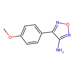 4-(4-Methoxyphenyl)-1,2,5-oxadiazol-3-amine structure
