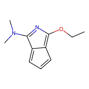 2-Azapentalene, 1-dimethylamino-3-ethoxy- structure
