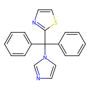 Thiazole, 2-(1H-imidazol-1-yldiphenylmethyl)- structure