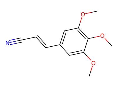 3-(3,4,5-Trimethoxyphenyl)prop-2-enenitrile structure