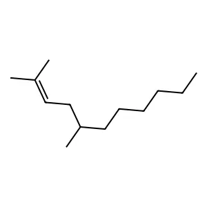 2,5-Dimethyl-2-undecene structure
