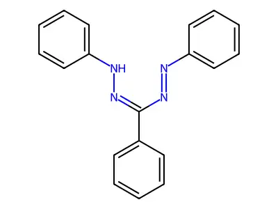 1,3,5-Triphenylformazan structure