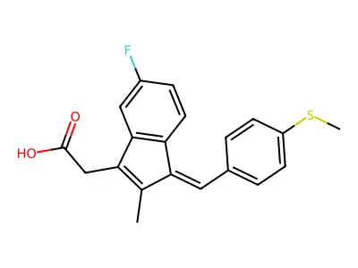 舒林基硫化物 structure