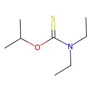 O-(Propan-2-yl) diethylcarbamothioate structure