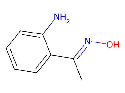 Ethanone, 1-(2-aminophenyl)-, oxime structure
