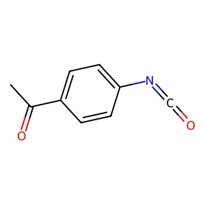 4-Acetylphenyl isocyanate structure