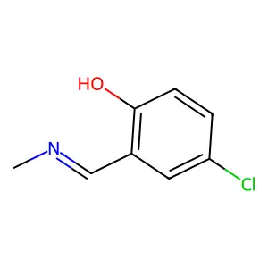 4-Chloro-alpha-(methylimino)-o-cresol structure