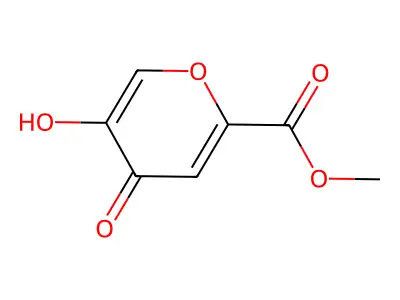 5-Hydroxy-4-oxo-4H-pyran-2-carboxylic acid ethyl ester structure