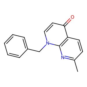 1-Benzyl-7-methyl-1,8-naphthyridin-4-one structure