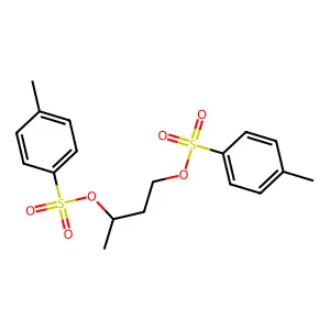 3-(4-Methylphenyl)sulfonyloxybutyl 4-methylbenzenesulfonate structure