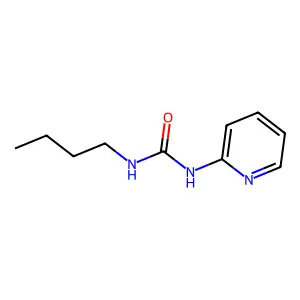 1-Butyl-3-pyridin-2-ylurea structure