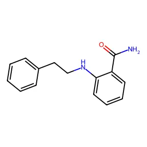 2-(2-Phenylethylamino)benzamide structure