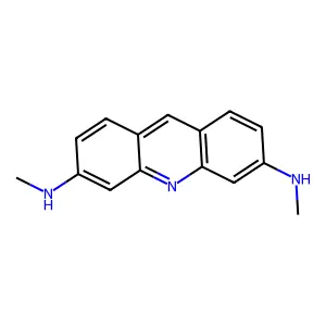 3,6-Acridinediamine, N,N'-dimethyl- structure