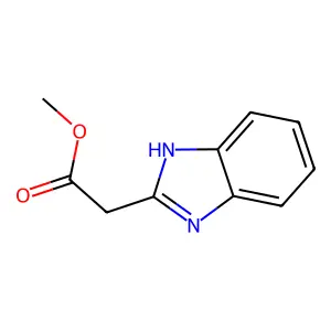 Methyl (1H-benzimidazol-2-yl)acetate structure