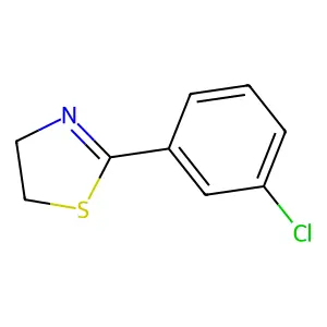 Thiazole, 4,5-dihydro-2-(3-chlorophenyl)- structure