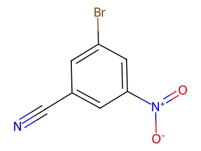 3-Bromo-5-nitrobenzonitrile structure