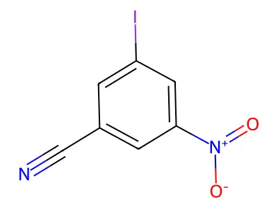 3-Iodo-5-nitrobenzonitrile structure