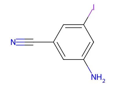 3-Amino-5-iodobenzonitrile structure