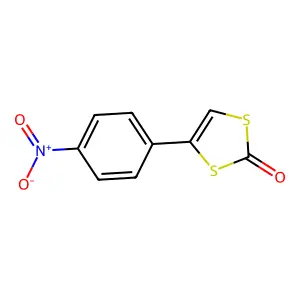 4-(4-(Hydroxy(oxido)amino)phenyl)-1,3-dithiol-2-one structure