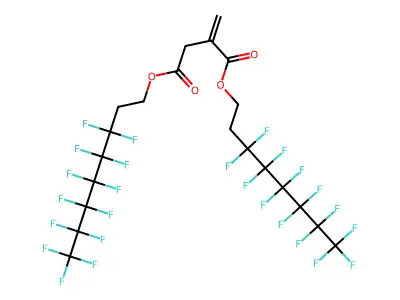Bis(perfluorooctyl)itaconate structure