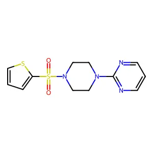2-[4-(2-Thienylsulfonyl)-1-piperazinyl]pyrimidine structure