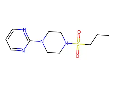 2-[4-(Propylsulfonyl)piperazin-1-yl]pyrimidine structure