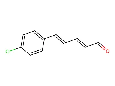 5-(4-Chlorophenyl)penta-2,4-dienal structure